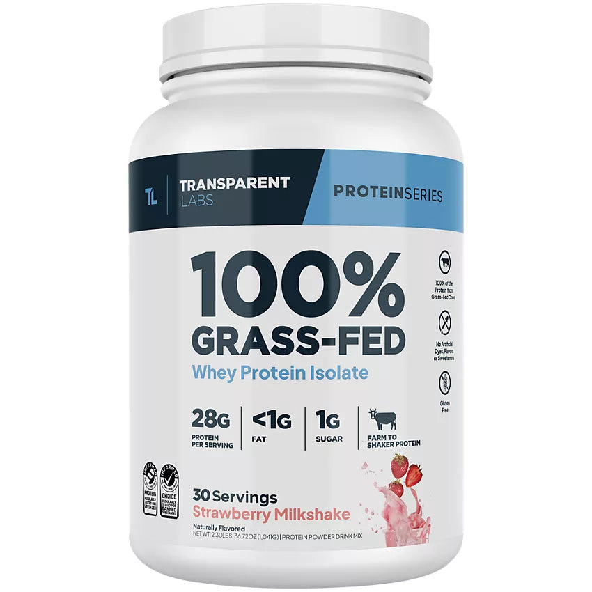 Transparent Labs - 100% Grass-fed Whey Protein Isolate