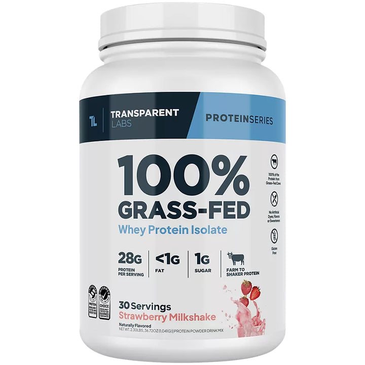 Transparent Labs - 100% Grass-fed Whey Protein Isolate
