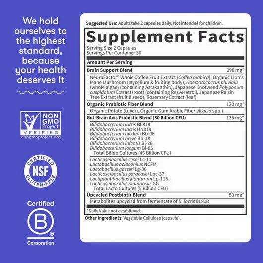 Garden of Life - Dr. Formulated Probiotics Gut-Brain Axis