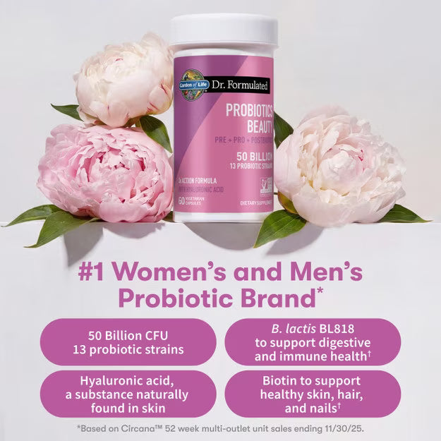 Garden of Life - Dr. Formulated Probiotics Beauty