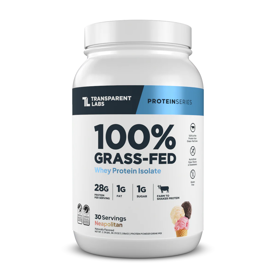 Transparent Labs - 100% Grass-fed Whey Protein Isolate