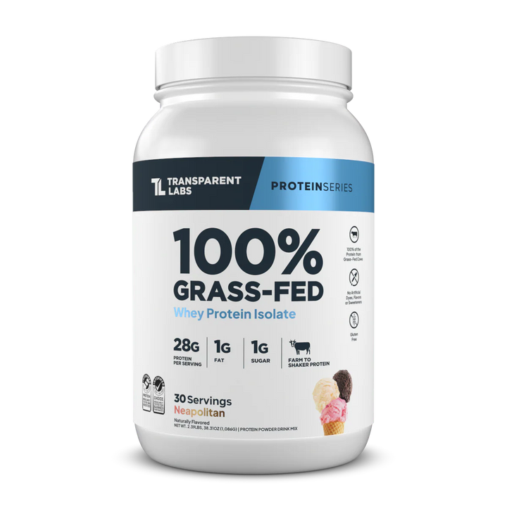 Transparent Labs - 100% Grass-fed Whey Protein Isolate
