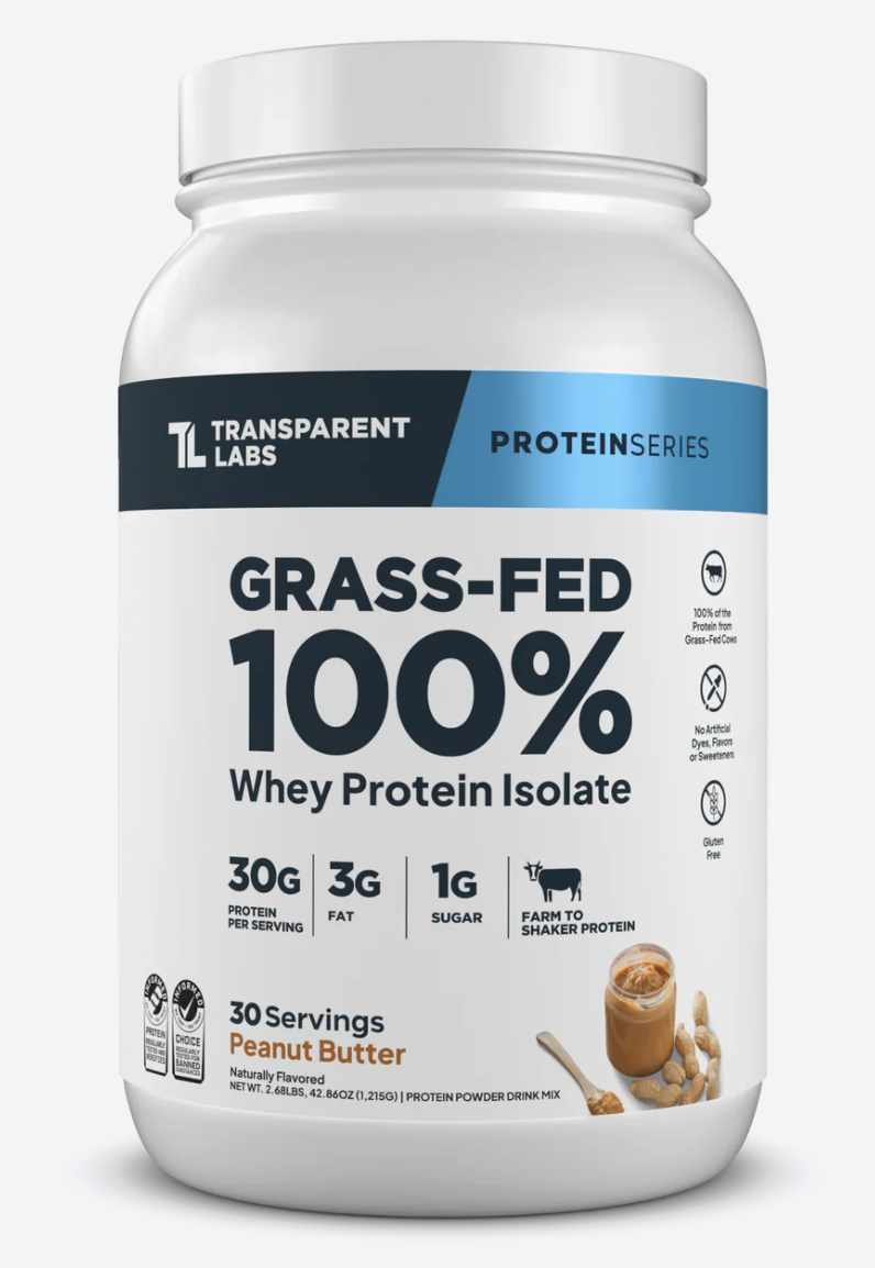 Transparent Labs - 100% Grass-fed Whey Protein Isolate
