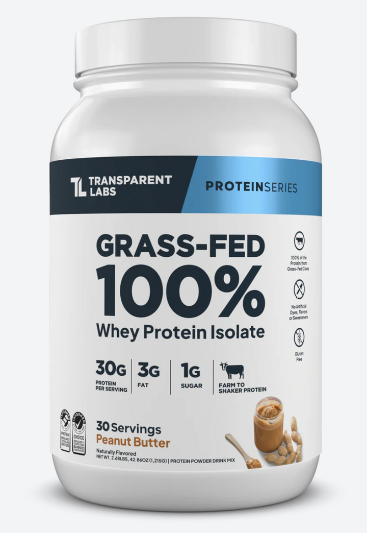 Transparent Labs - 100% Grass-fed Whey Protein Isolate