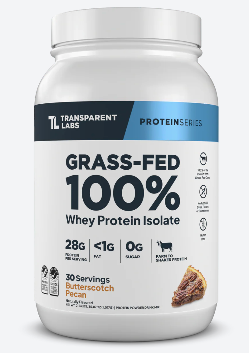 Transparent Labs - 100% Grass-fed Whey Protein Isolate