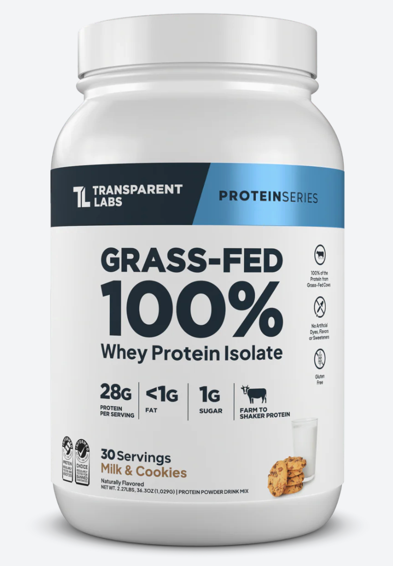 Transparent Labs - 100% Grass-fed Whey Protein Isolate