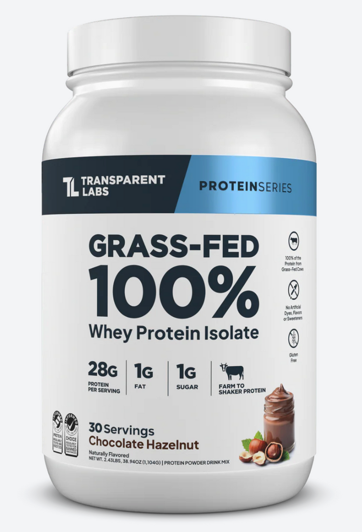 Transparent Labs - 100% Grass-fed Whey Protein Isolate
