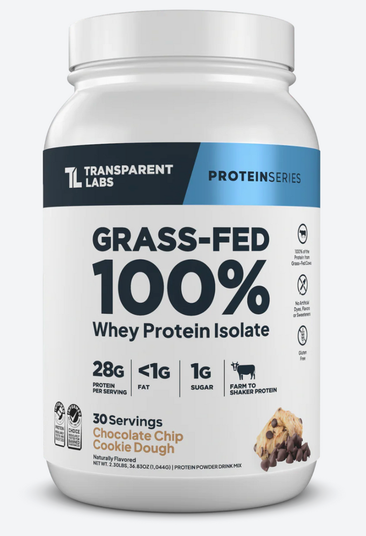 Transparent Labs - 100% Grass-fed Whey Protein Isolate