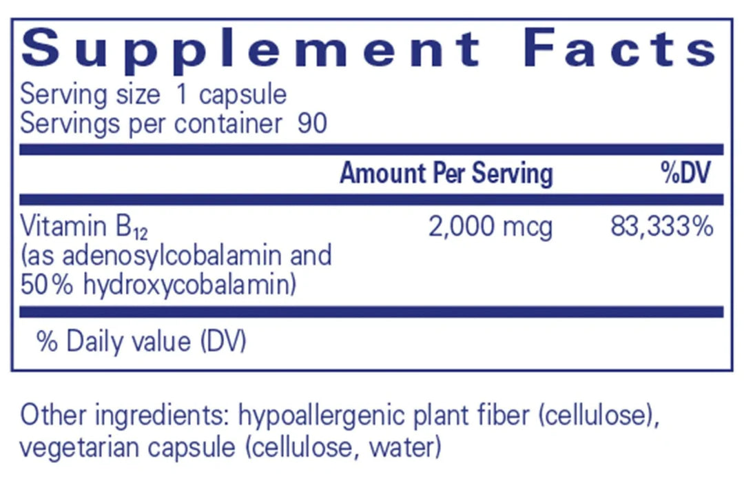 Pure Encapsulations - Adenosyl/Hydroxy B12