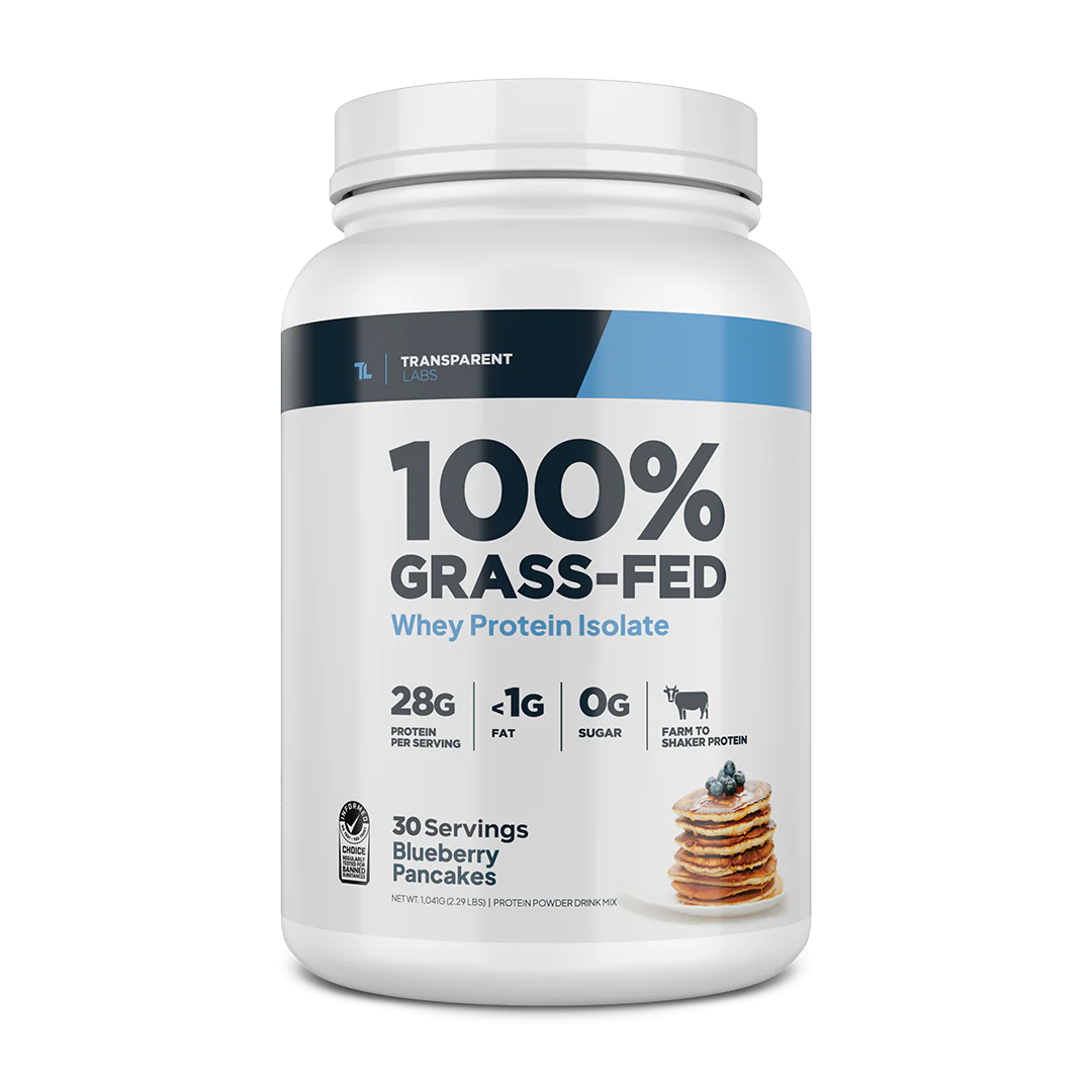 Transparent Labs - 100% Grass-fed Whey Protein Isolate