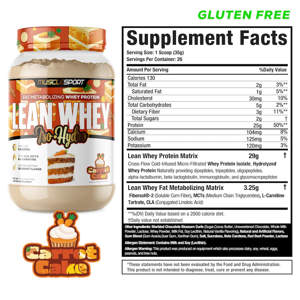 Musclesport - Lean Whey Iso Hydro Protein Powder