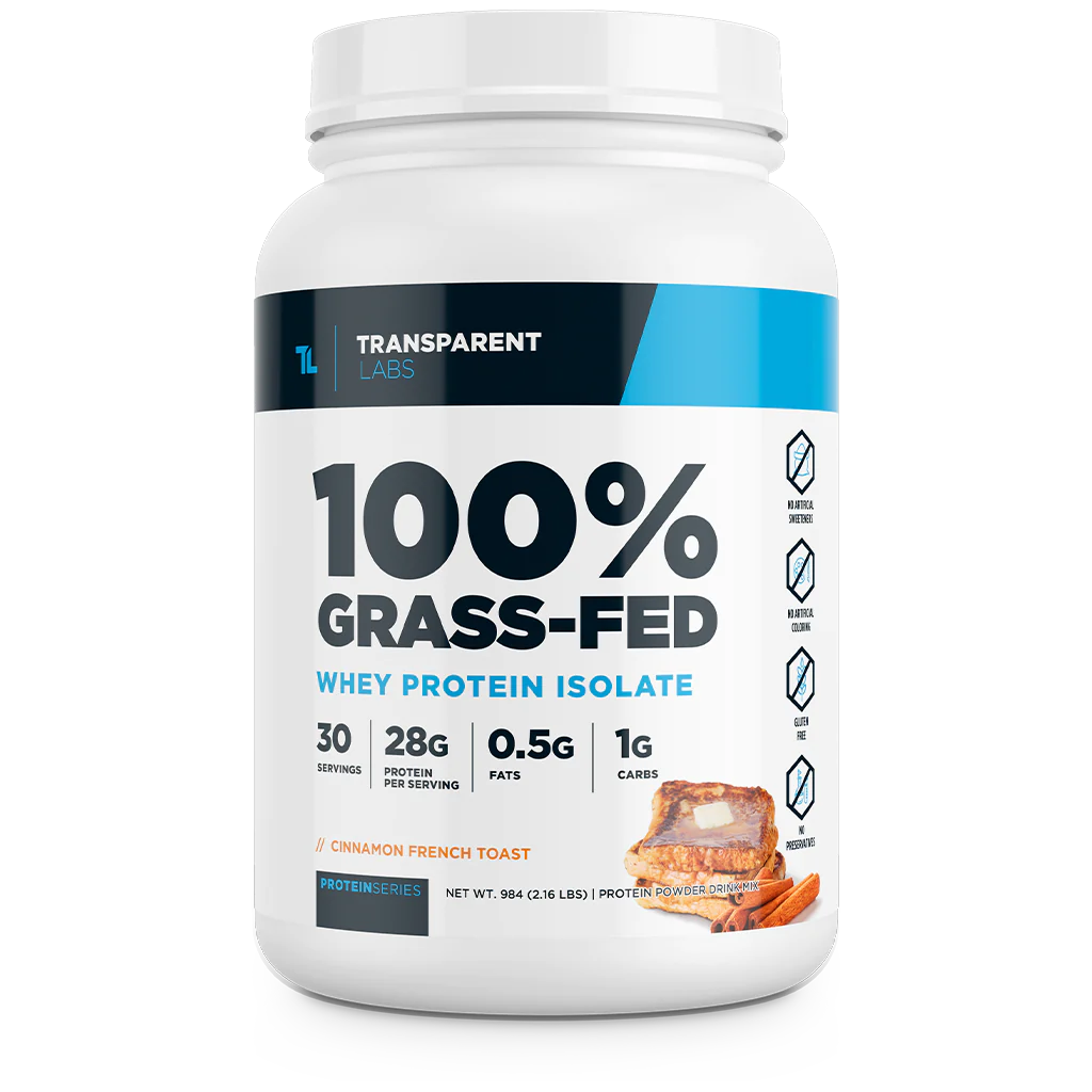 Transparent Labs - 100% Grass-fed Whey Protein Isolate