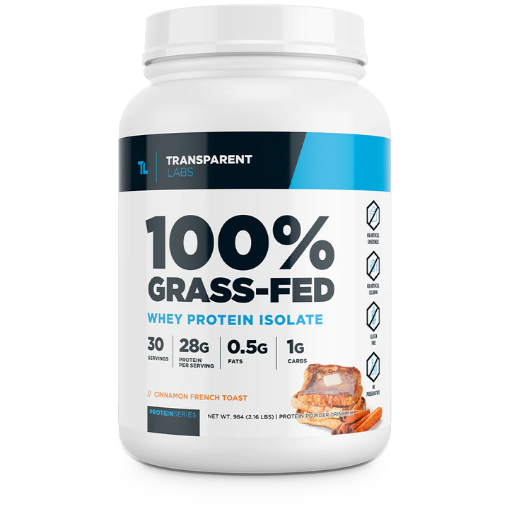 Transparent Labs - 100% Grass-fed Whey Protein Isolate