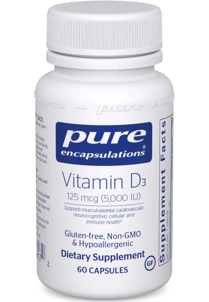 Pure Encapsulations - Vitamin D3 125mcg (5,000 IU)