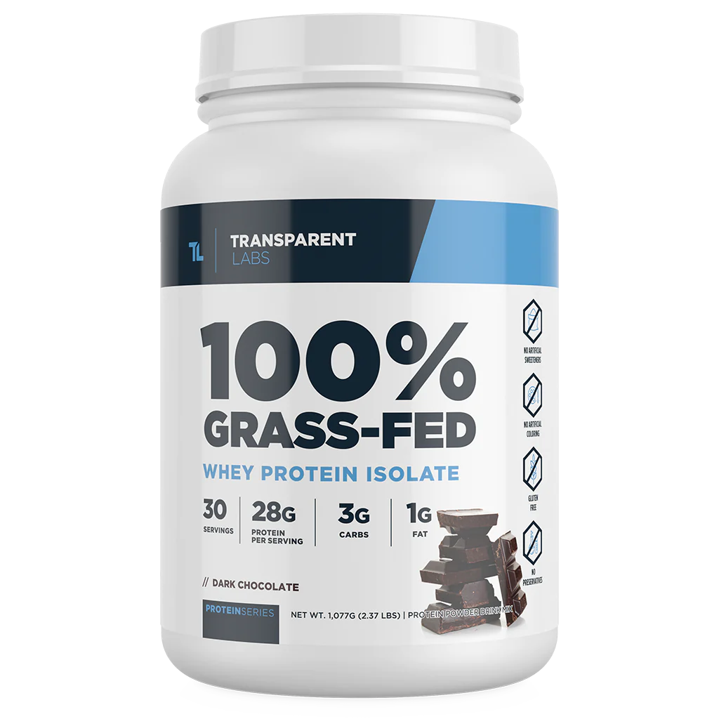 Transparent Labs - 100% Grass-fed Whey Protein Isolate