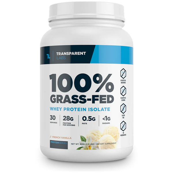 Transparent Labs - 100% Grass-fed Whey Protein Isolate