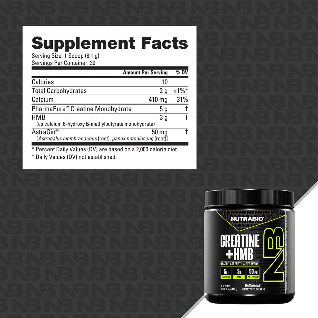 Nutrabio - Creatine + HMB