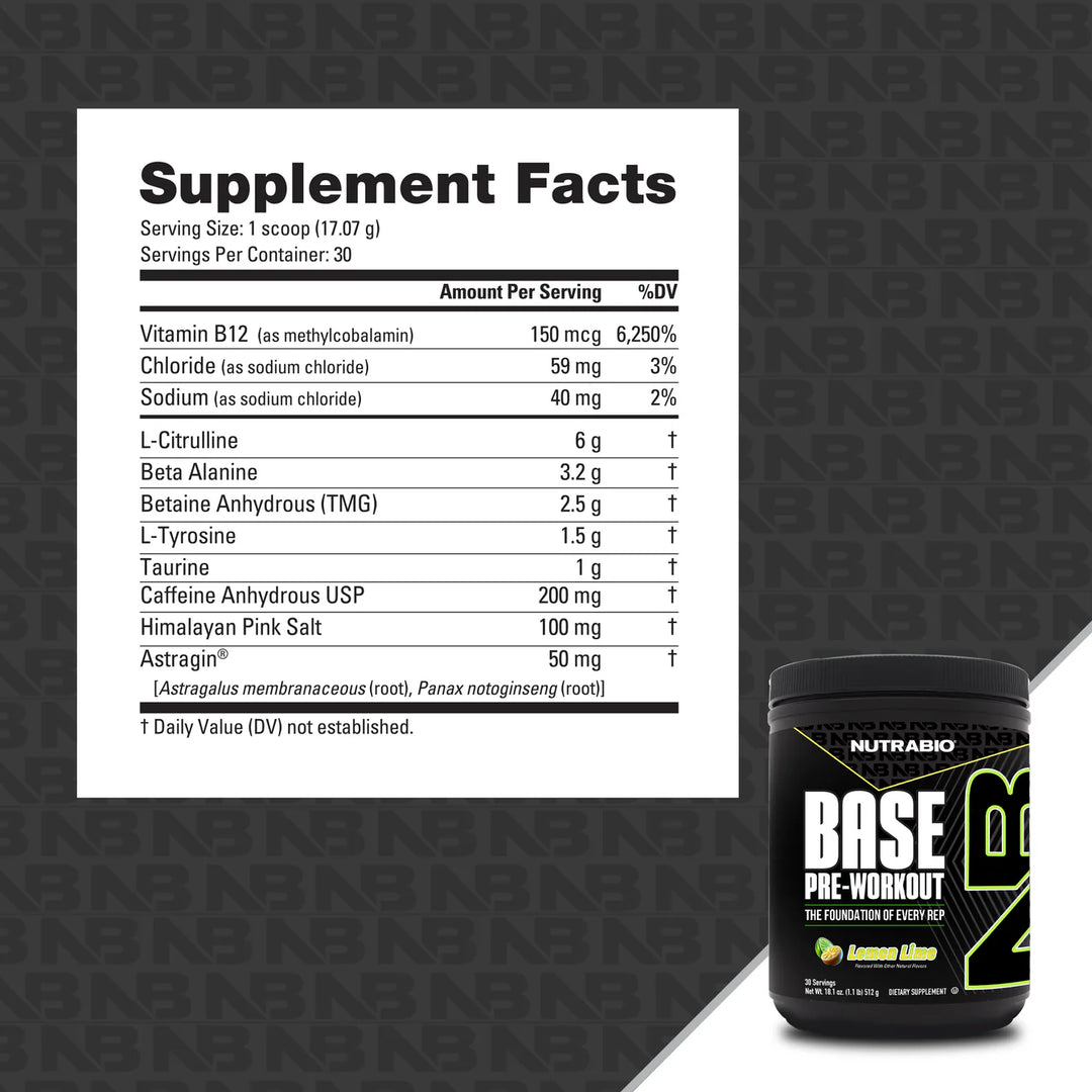 Nutrabio - Base Pre-Workout