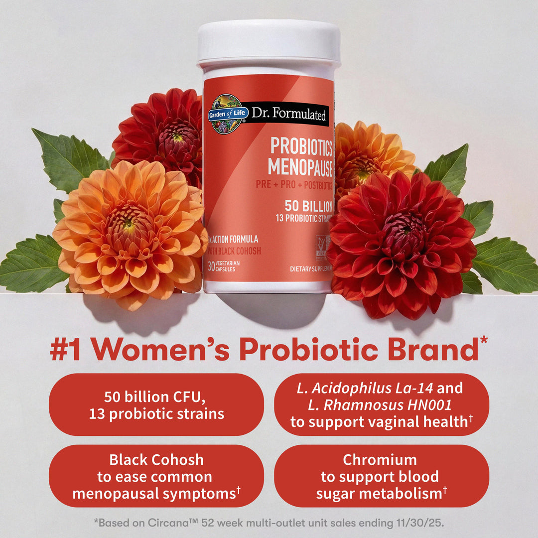 Garden of Life - Dr. Formulated Probiotics Menopause 50 Billion