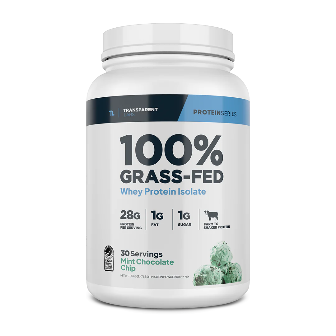 Transparent Labs - 100% Grass-fed Whey Protein Isolate