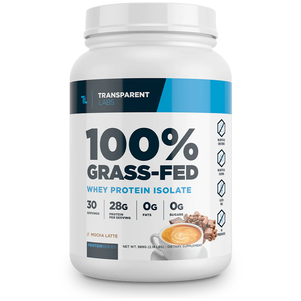 Transparent Labs - 100% Grass-fed Whey Protein Isolate