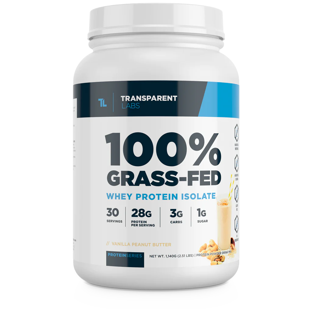 Transparent Labs - 100% Grass-fed Whey Protein Isolate