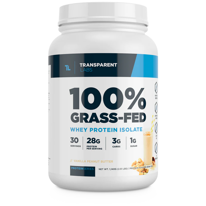 Transparent Labs - 100% Grass-fed Whey Protein Isolate
