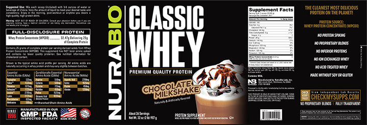 Nutrabio - Classic Whey