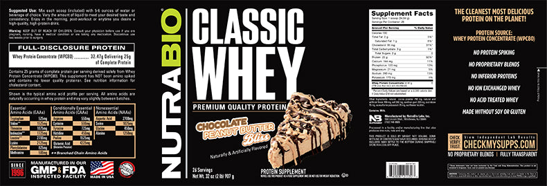 Nutrabio - Classic Whey