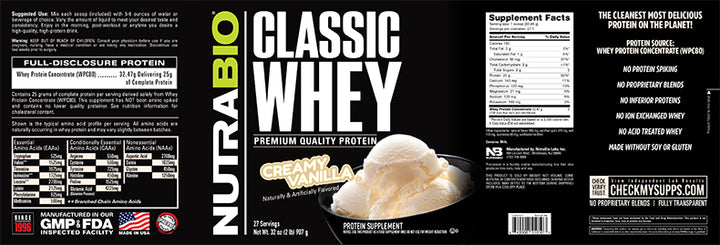 Nutrabio - Classic Whey