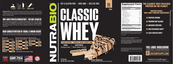 Nutrabio - Classic Whey