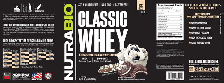 Nutrabio - Classic Whey