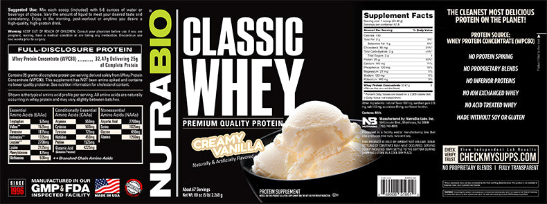 Nutrabio - Classic Whey