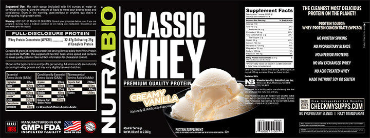 Nutrabio - Classic Whey
