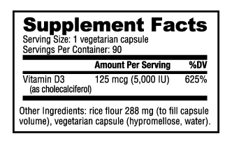 Nutrabio - D3 5000iu