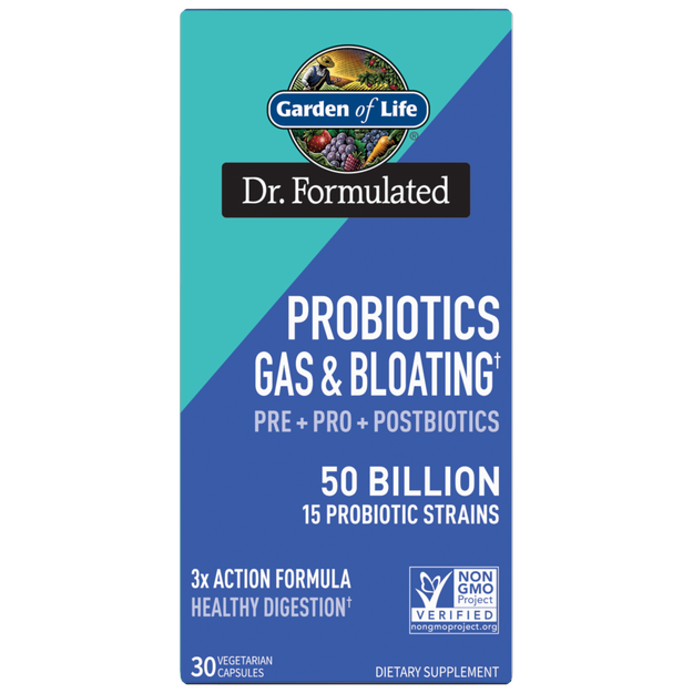 Garden of Life - Dr. Formulated Probiotics Gas and Bloating† 50 Billion