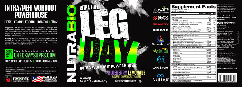 Nutrabio - Leg Day